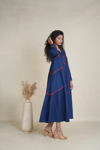 Navy Blue Victoria Dress