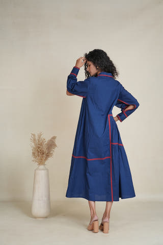 Navy Blue Victoria Dress