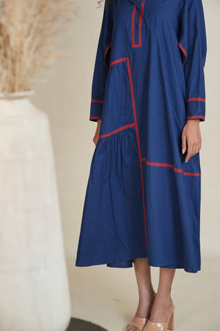 Navy Blue Victoria Dress