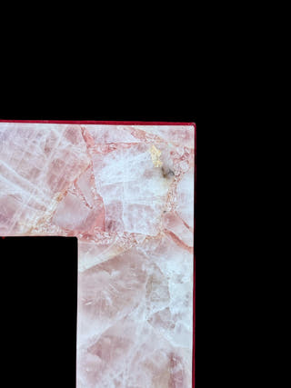 Rose Quartz Frame Natural Stone Finish
