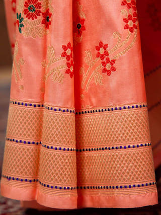 Meenakari Jaal Kadhwa Saree HKVBenaras