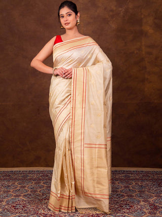 Bootidaar Kadhwa Meenakari Saree HKVBenaras