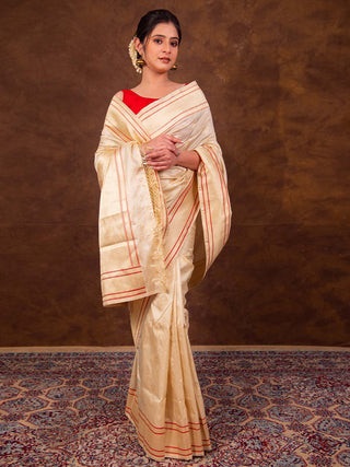 Bootidaar Kadhwa Meenakari Saree HKVBenaras