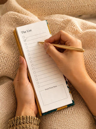 Mindful Self-Care Gift Box | Affirmation Cards, To-Do List, Evil Eye Holder & Ceramic Mugs