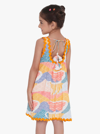 Whimsy Hills Printed Flare Dress Miko Lolo