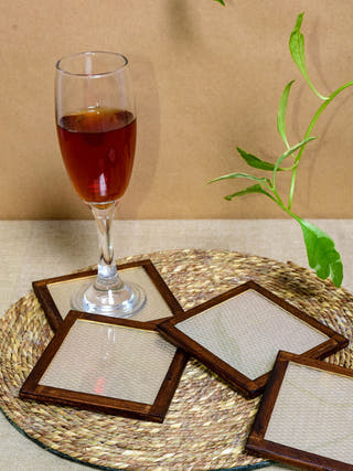 Liam Coasters Set of 4 Home Yarn