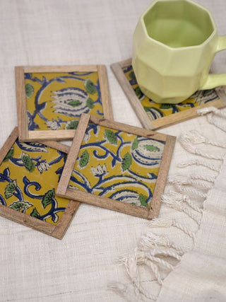  - Material Coaster sets in  color