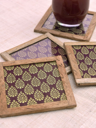  - Material Coaster sets in  color