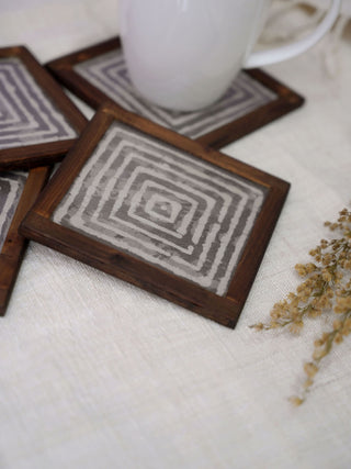  - Material Coaster sets in  color