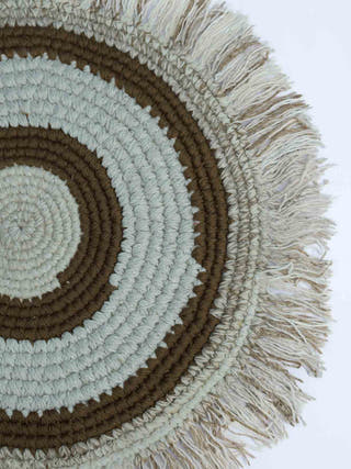 Serene Tranquil Woolen Rugs Home Yarn