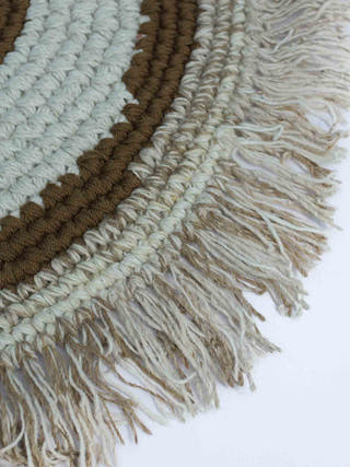 Serene Tranquil Woolen Rugs Home Yarn