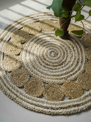 Jute Journeys: Enhancing Spaces with Eco-Friendly Rugs" Home Yarn