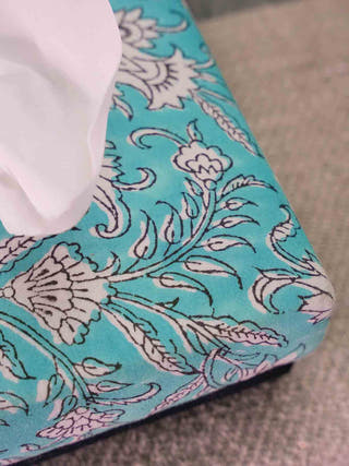 Skies Hand Woven Tissue Box Home Yarn
