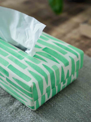 Serenity In Green Tissue Box Home Yarn