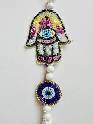 Hamsa Hand Festive Decor Hanging Little Canvas