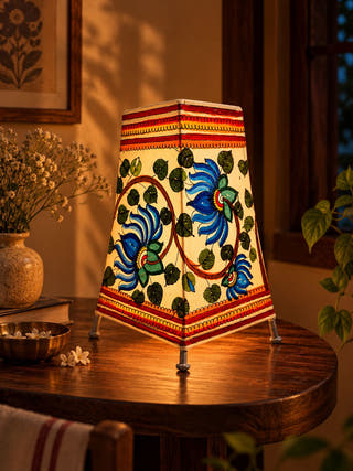 Lotus Design Table Lamp - Multicolor