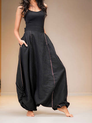 Black Harem Pants