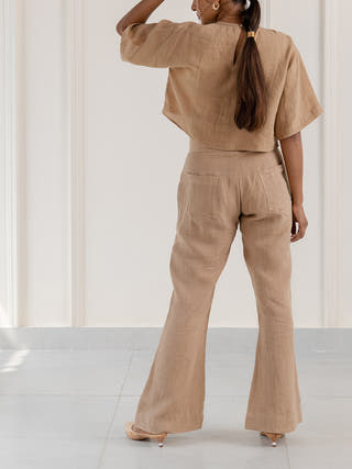 La Playa linen pants Headstrong by Hema Sharma