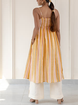 Lantana handwoven cotton top Headstrong by Hema Sharma