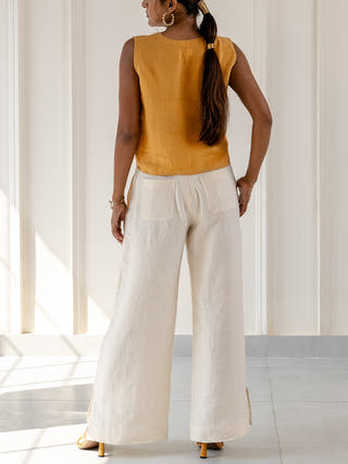 Mimosa linen top Headstrong by Hema Sharma