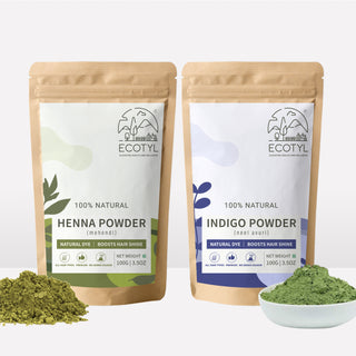 Hair Colour Combo Henna Powder and Indigo Powder Ecotyl