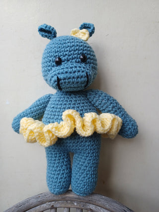 Amigurumi Hippo Ballerina Crochet The Hobbyt