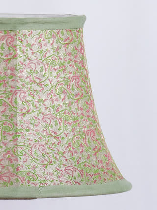 Brocade Bell Lampshade