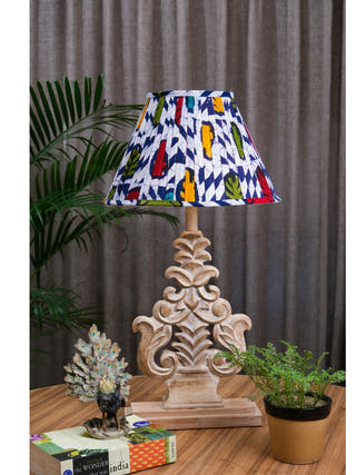 Multicolour Batik Pleated Empire Lampshade