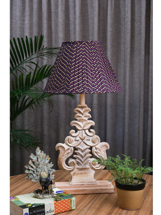 Chevron Block Print Pleated Empire Lampshade