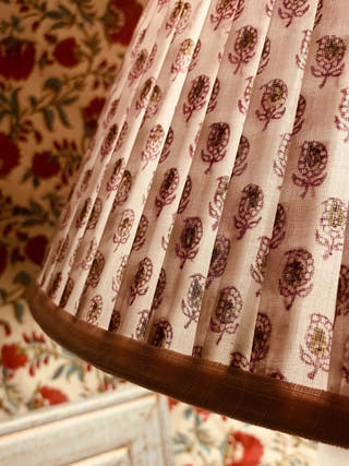 Pink Paisley Empire Lampshade