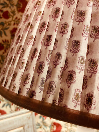 Pink Paisley Empire Lampshade
