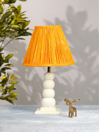Orange Ikat Empire Lampshade