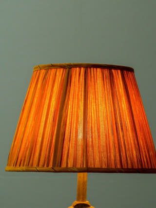 Orange Ikat Empire Lampshade