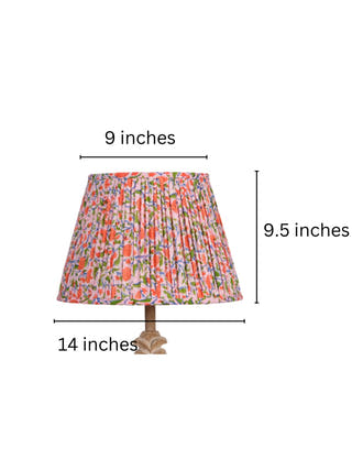Multicolour Block Print Empire Lampshade