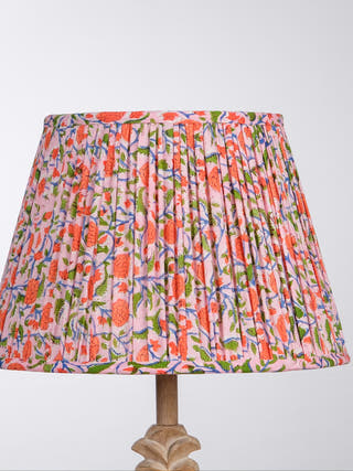 Multicolour Block Print Empire Lampshade