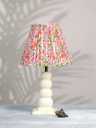 Multicolour Block Print Empire Lampshade