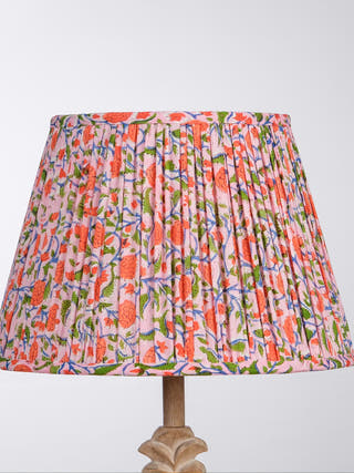 Multicolour Block Print Empire Lampshade