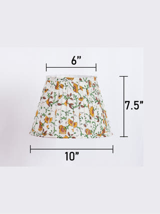 Marigold Pleated Empire Lampshade