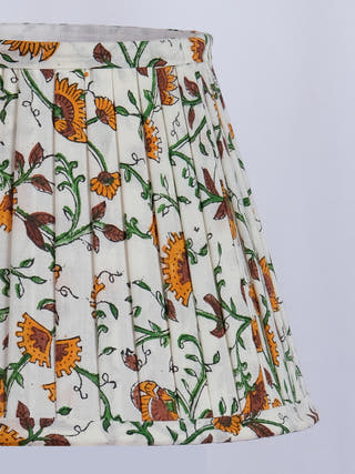 Marigold Pleated Empire Lampshade