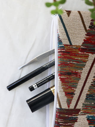 Abstract Printed Multipurpose Pouch