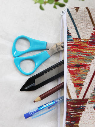 Abstract Printed Multipurpose Pouch