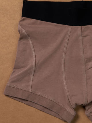 Mens Trunks - Brrown - Anti-Bacterial Organic Cotton Plant-Dyed Trunks- Pack of 1