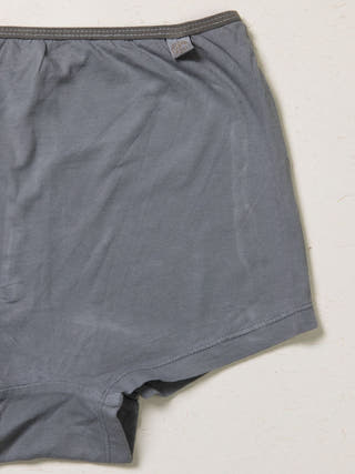 Womens Anti-Bacterial Organic Cotton Shorts Underwear Misty Grey