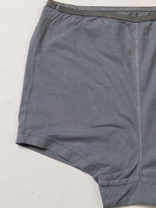 Womens Anti-Bacterial Organic Cotton Shorts Underwear Misty Grey