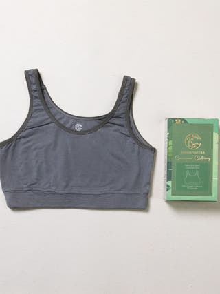 Womens All Day Comfortable Stretchable Misty Grey Bra