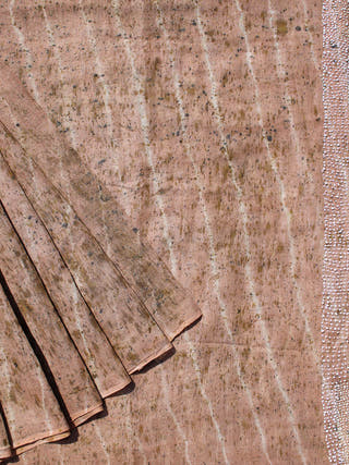 Zari Chanderi Padmavat Saree Pink BAGEEYA