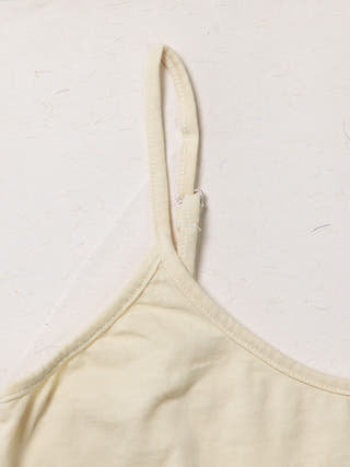 Womens Adjustable Strap Organic Cotton Camisole