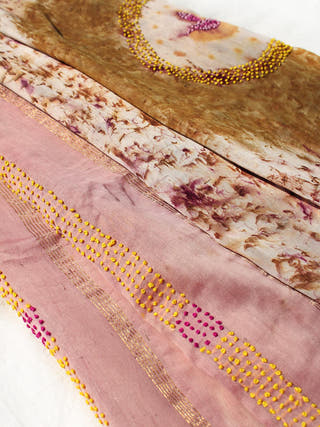 Krishna Maheshwar Saree BAGEEYA