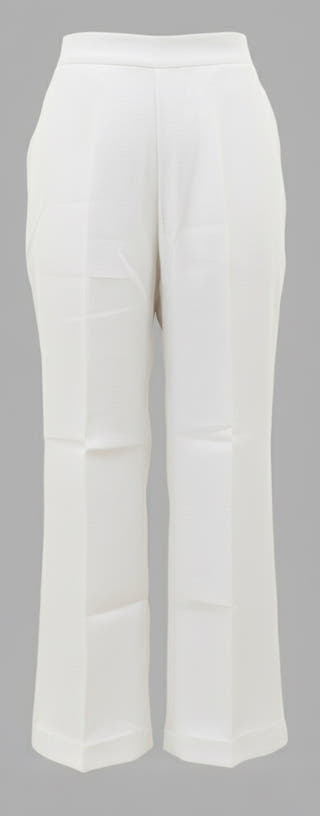 White Straight Leg Pants