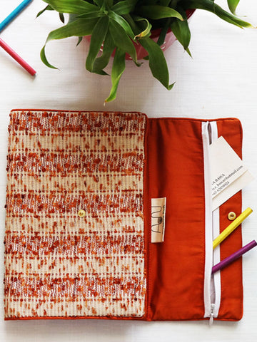 Handloom Multipurpose Notebook Case With Notebook